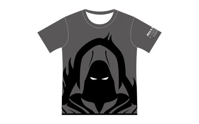 Team Phantom Unisex Short Sleeve Dry-fit Full Sublimation T-shirt - Gray product image