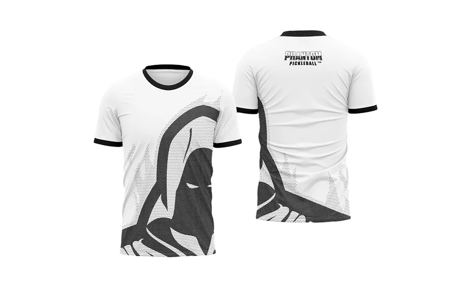 Team Phantom Unisex Short Sleeve Dry-fit Full Sublimation T-shirt - White