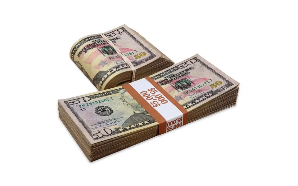 10,000 Realaged Full Print New Series Stack & Band Pack