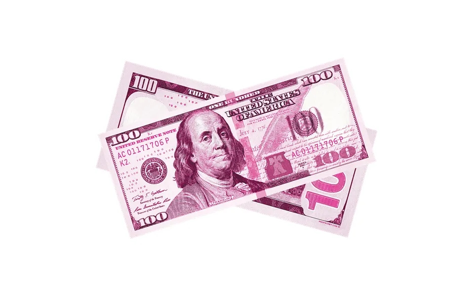 100x 100 New Series Pink Bills