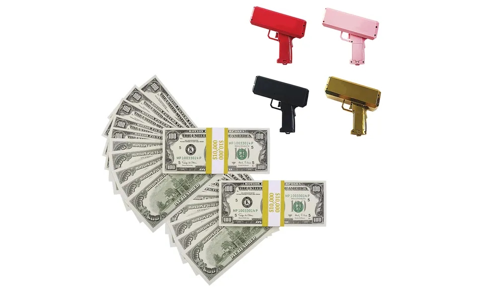 20,000 1990 Series Stacks With Money Gun