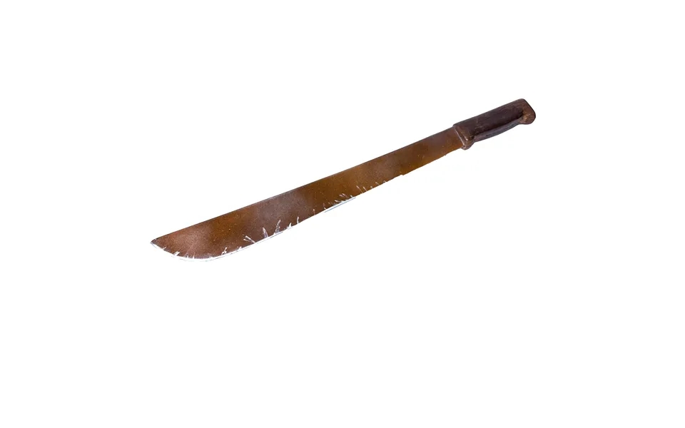 23 Inch Black Blade Jungle Machete Hand Axe Foam Rubber Prop - Rusty Blade