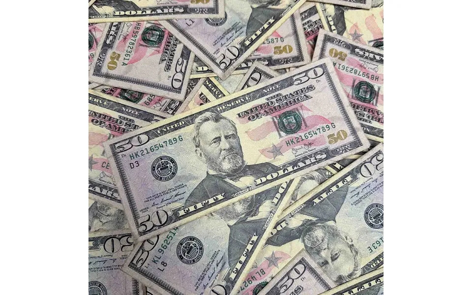 50 Close-up Realaged New Series Bills Realistic Hero Prop Money