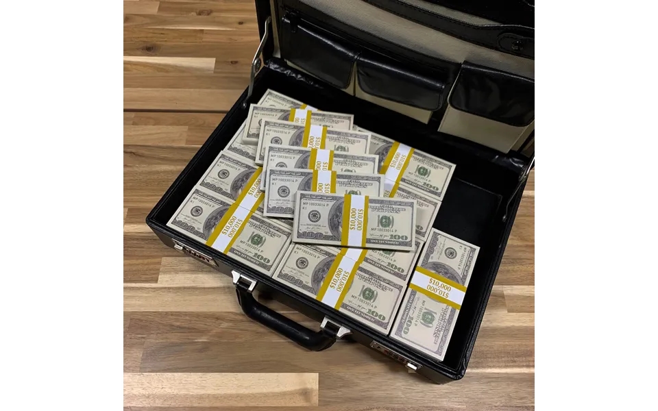 500,000 Full Print 2000 Series Stacks & Briefcase