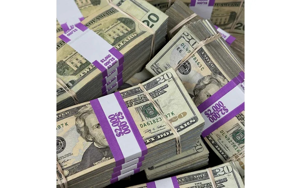 8,000 Realaged Perfectly Imperfect Aged Prop Money Bundle