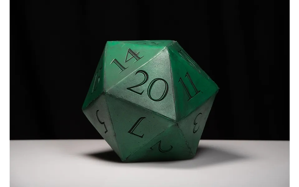 Giant D20 Die 10 Tall Display Prop