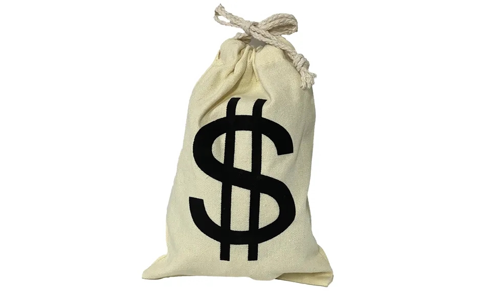 Money Bag - Canvas Cloth Drawstring 6 X 9 Inch