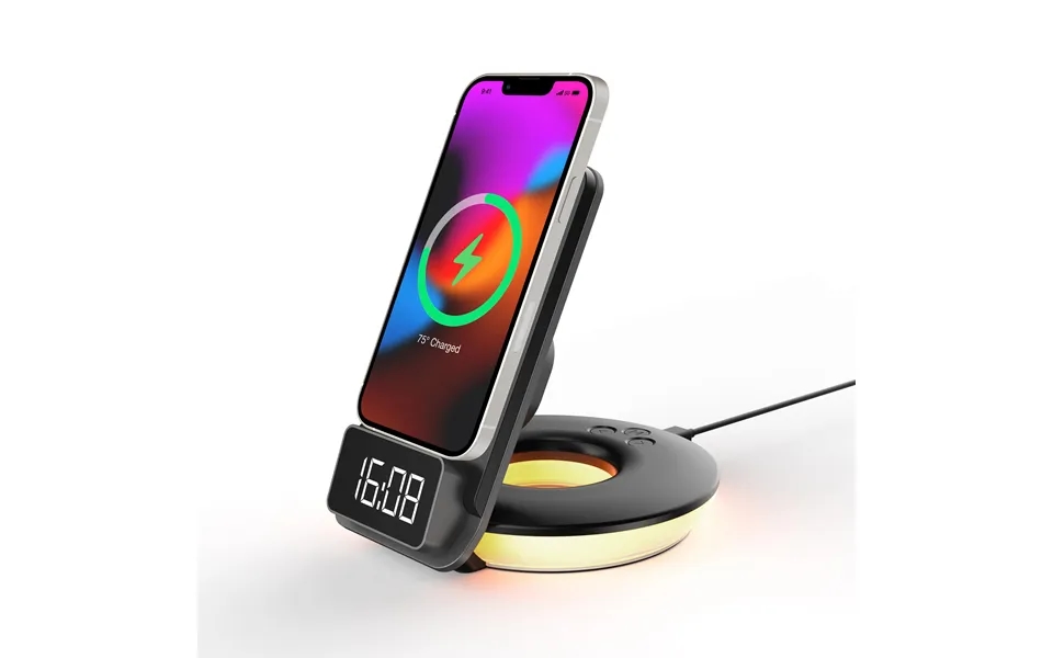 Rexing 3-in-1 Wireless Charging Station Touch Control Table Lamps For Home And Office Desk Lamp With Cable 15w Qi-certif