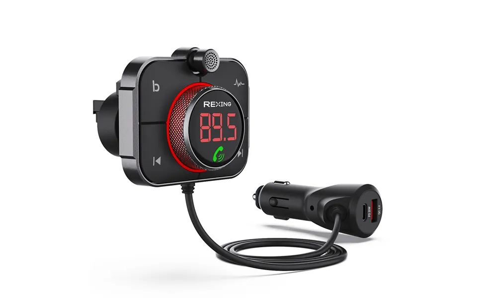 Rexing Fmt2 Fm Transmitter Car Charger W Bluetooth 5.0