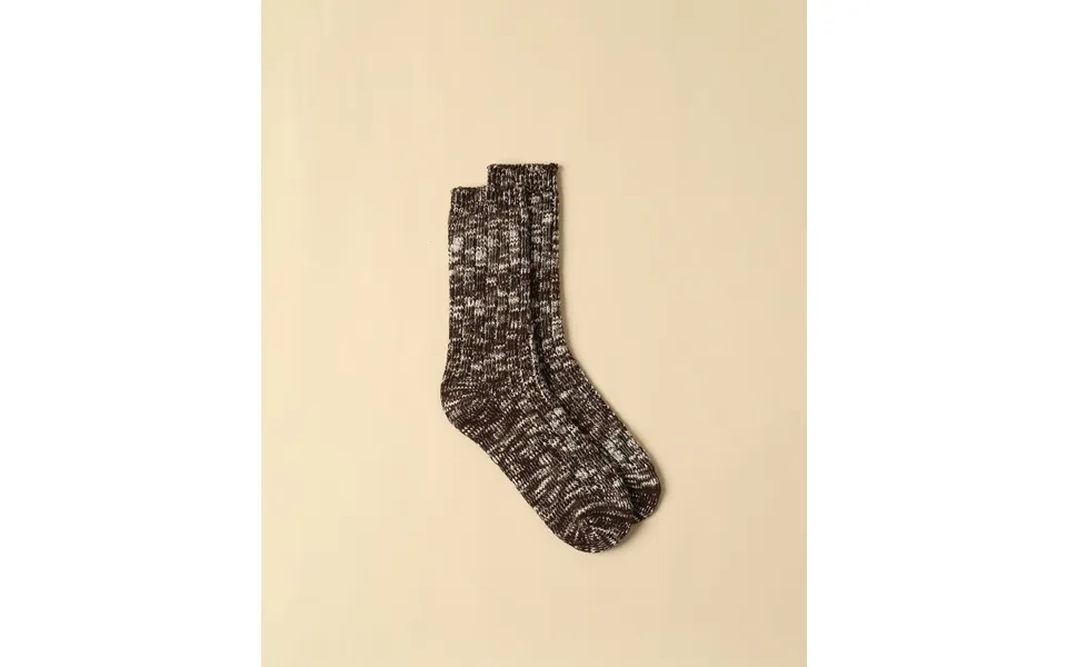 Men's Mélange Rugged Socks - Brown