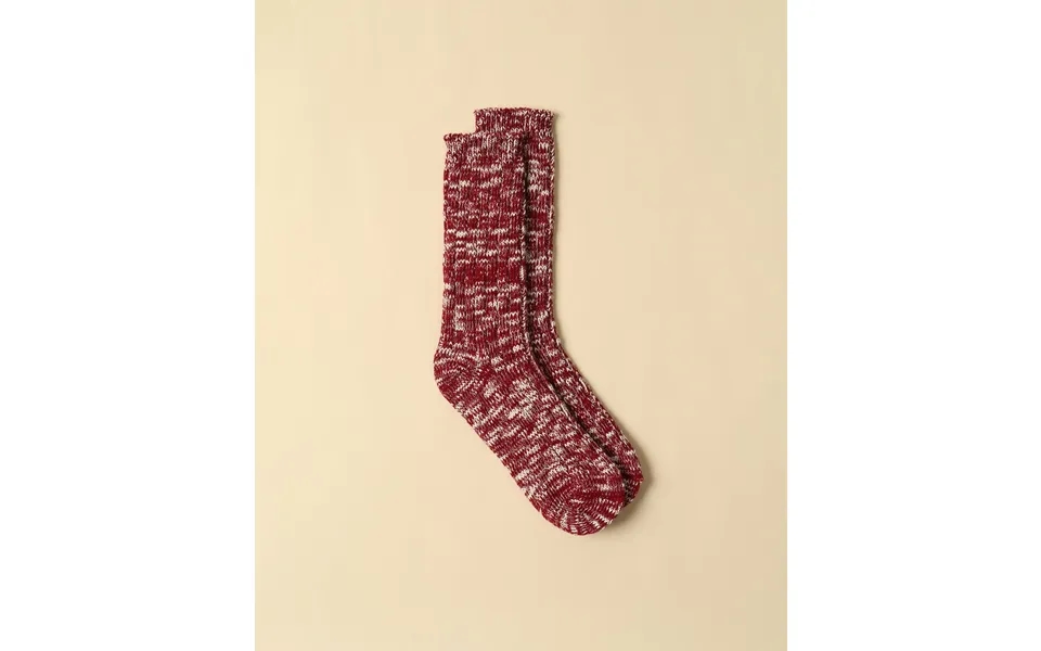 Men's Mélange Rugged Socks - Red
