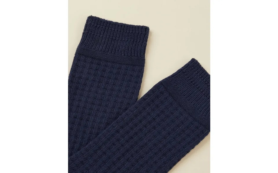 Unisex Waffle Crew Socks Pique