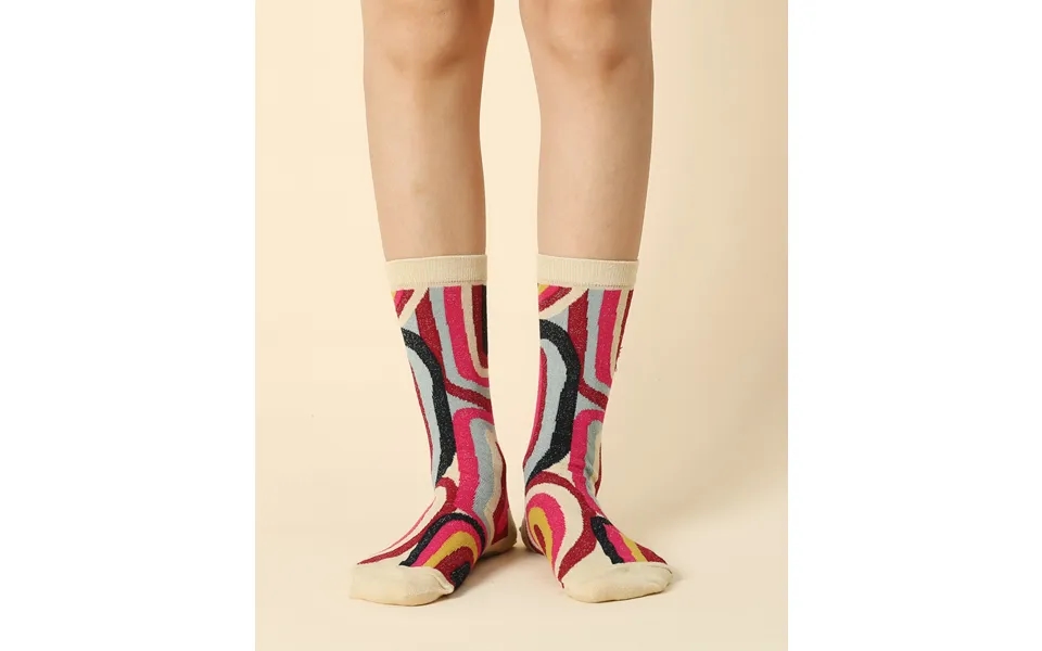 Women's Abstractionist Sheer Socks
