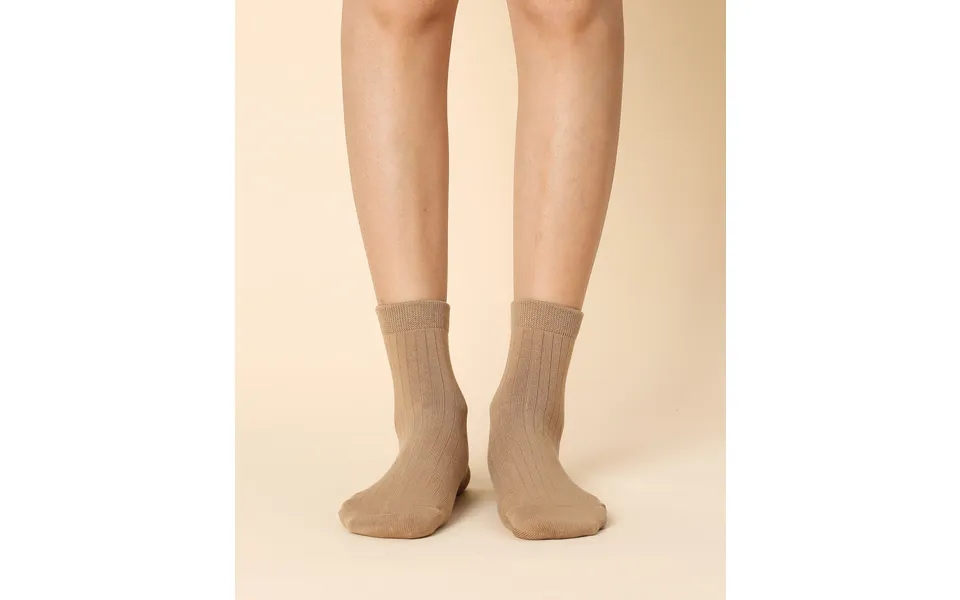Women's Cotton Ankle Socks Fuji - Oat