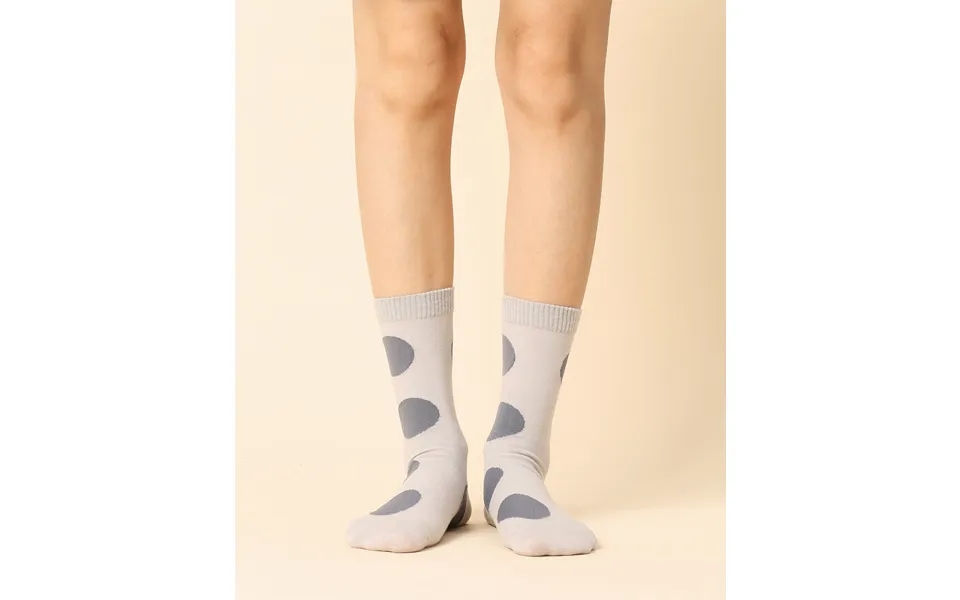 Women's Polka Dot Grey Socks