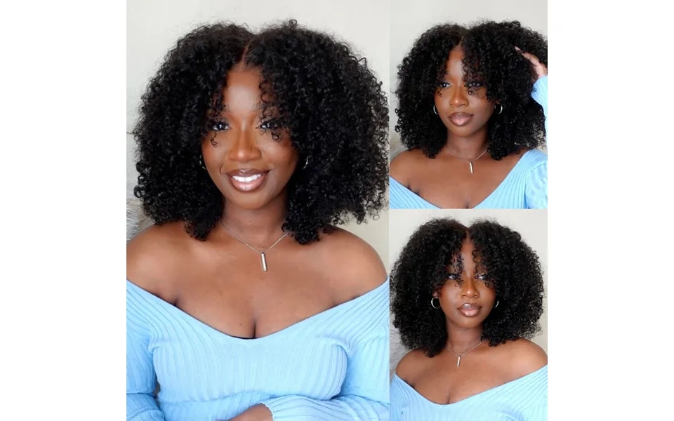 Sunber Hair 7*5 Bye Bye Knots Kinky Curly Glueless Lace Front Wigs