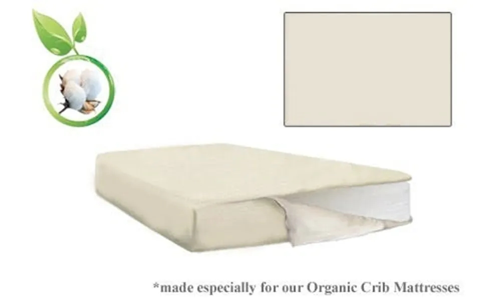 Organic Cotton Waterproof Crib Mattress Cover