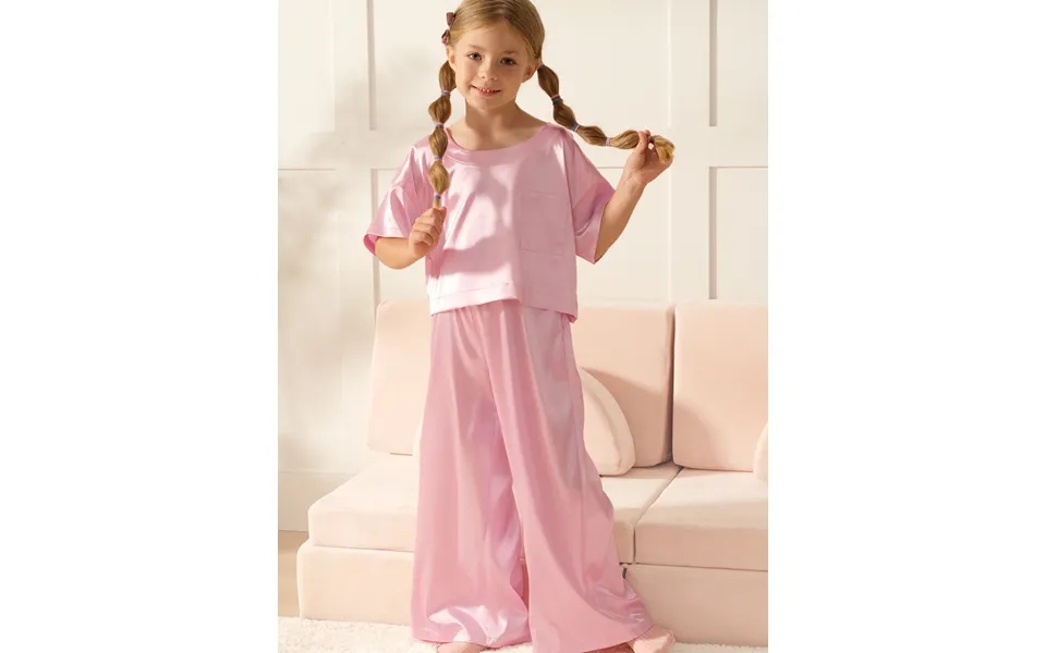 Girls Pajama Sets Long Pants - Blush Pink