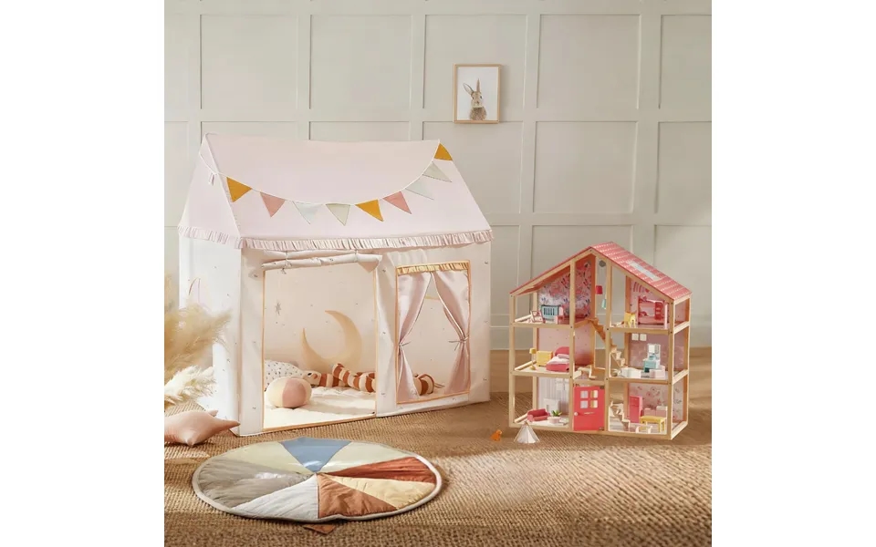 Sweet Dreams Playset Pink Dollhouse Pink-white Playhouse