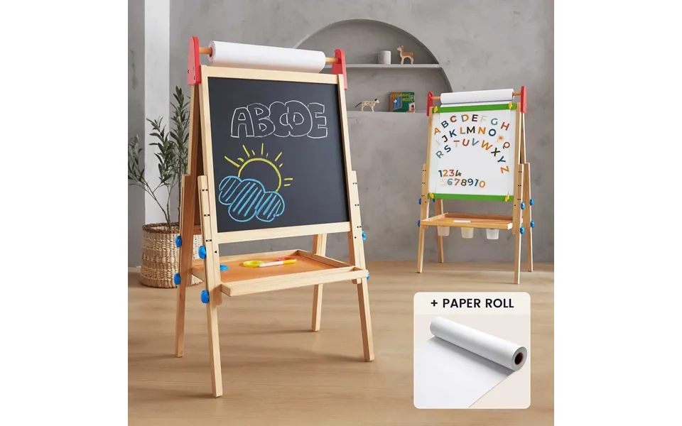 Tiny Land 3-in-1 Art Easel & Paper Roll Set