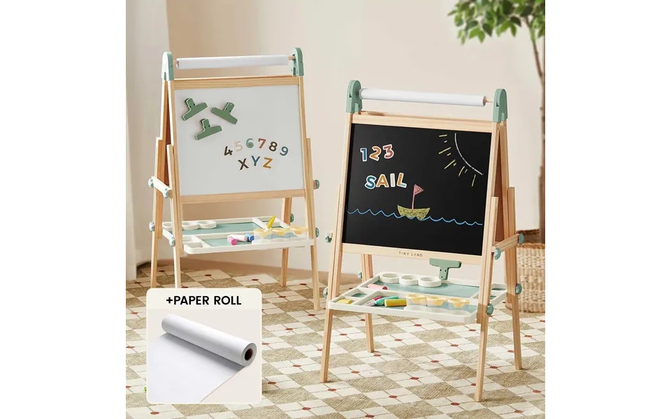 Tiny Land Green Magnitales Easel & Paper Roll Set