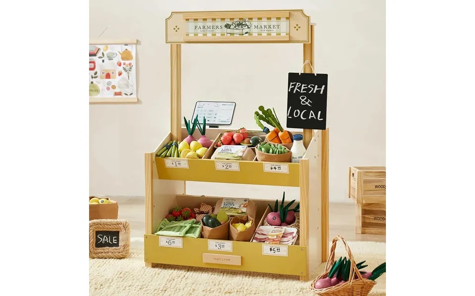 Tiny Land Kid's Grocery Store Playset