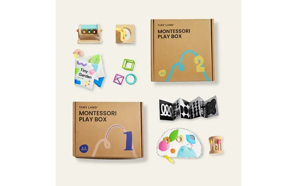 Tiny Land Montessori Sensory Beginnings Baby Set 0 6 Months