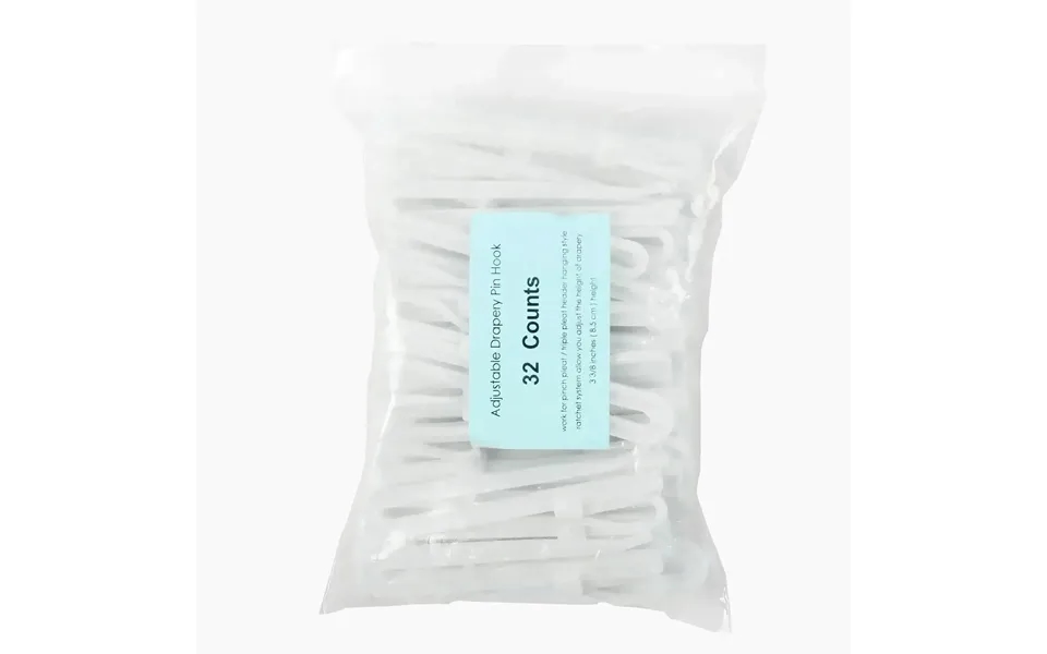 Adjustable Pin Hooks Pack Of 32