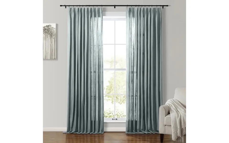 Andy 100% Cotton Drapery Pleated - Stone 3713-5