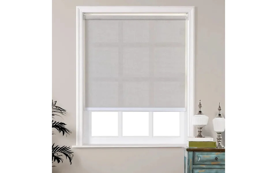 Austin Room Darkening Waterproof Roller Blinds Cord Lift - Roving Gray 321