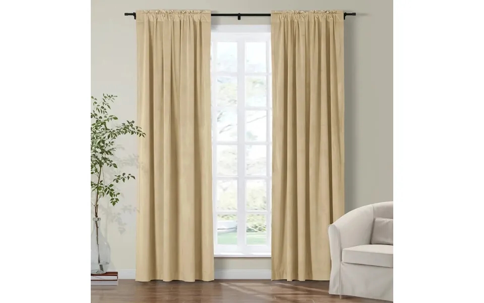 Birkin Velvet Curtain Soft Top - Khaki Mj11-5