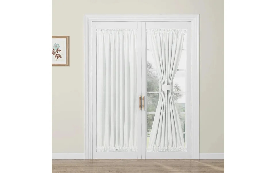 Custom Rod Pocket French Door Curtain - Kyla