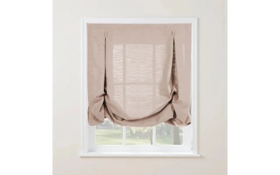 Isabella Cotton Tulip Roman Shade Cord Lift - Pink 7084-46