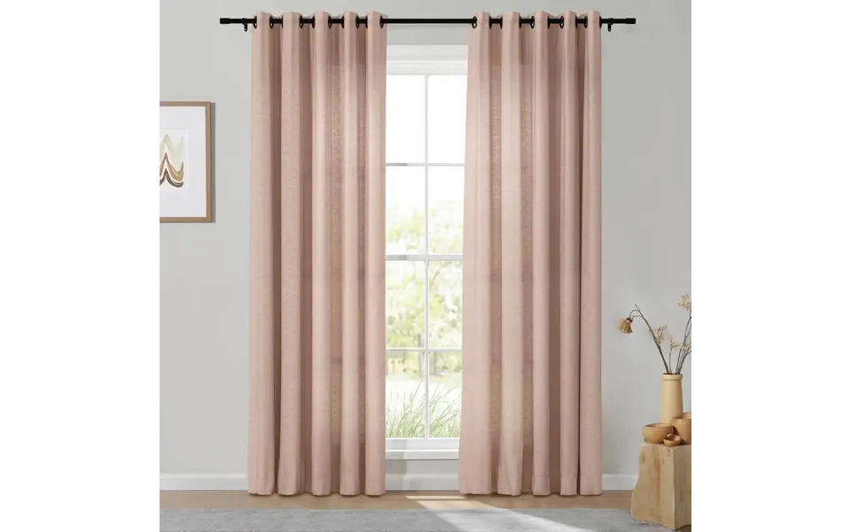 Isabella Heavyweight Cotton Drapery Grommet - Pink 7084-46