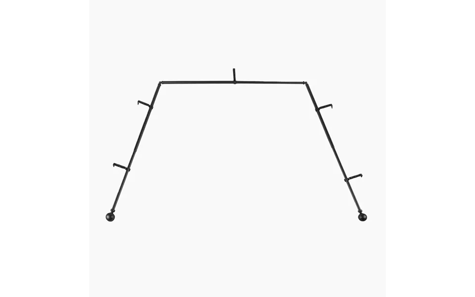 Jaylon Bay Window Curtain Rods 59-106 Inches Length