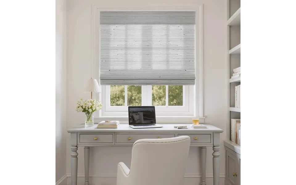 Lay Natural Paper Bamboo Woven Shade - Birch White