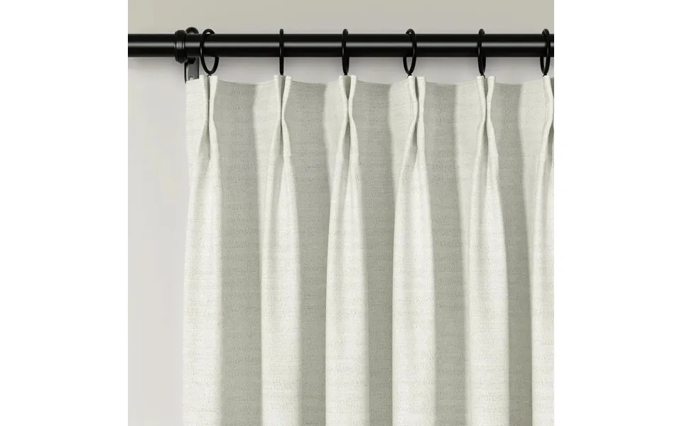 Lydia Brick Jacquard Curtain Pleated - Serie G