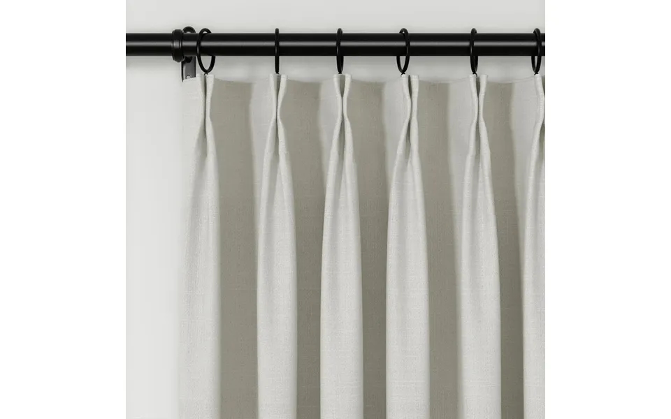 Lydia Cross Jacquard Curtain Pleated - Serie D