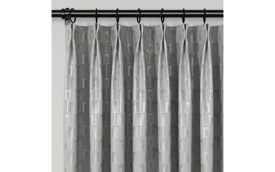 Lydia Plants Jacquard Curtain Pleated - Serie B