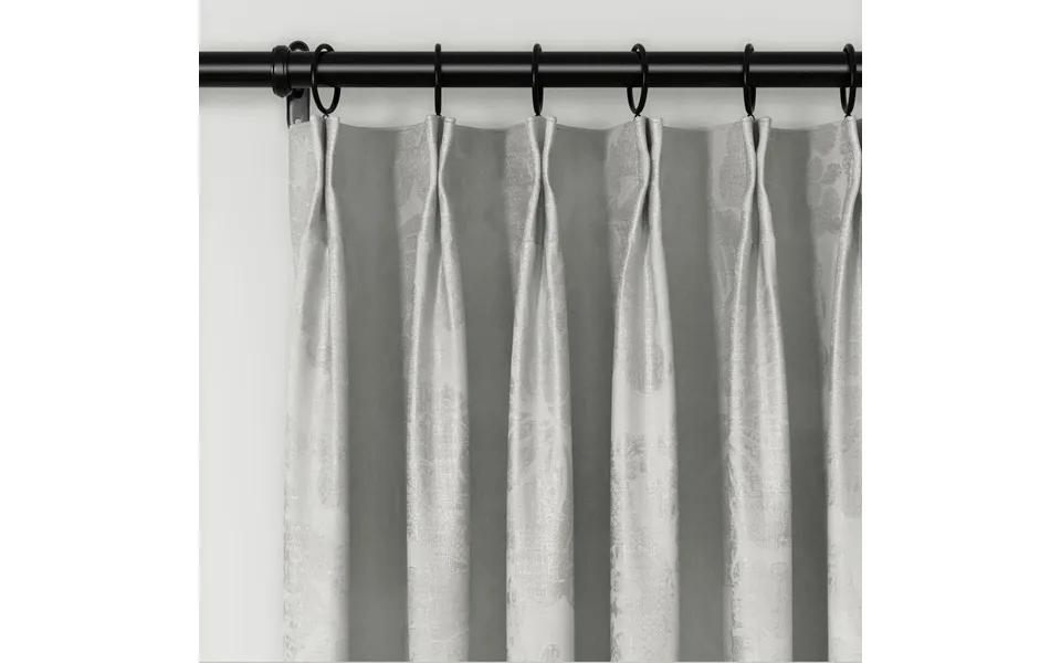 Lydia Plants Jacquard Curtain Pleated - Serie B