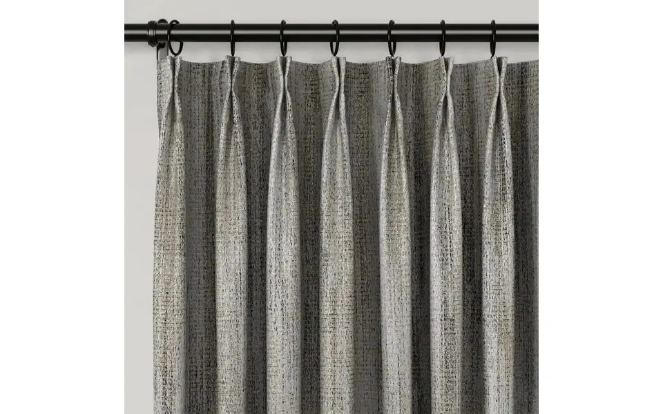 Lydia Rib Jacquard Curtain Pleated - Serie A
