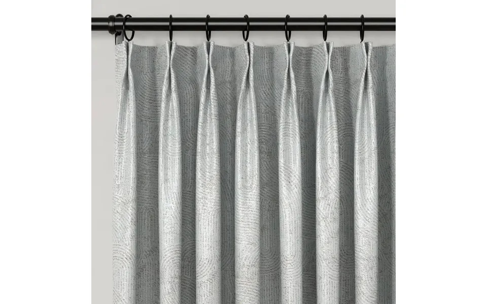 Lydia Rib Jacquard Curtain Pleated - Serie A