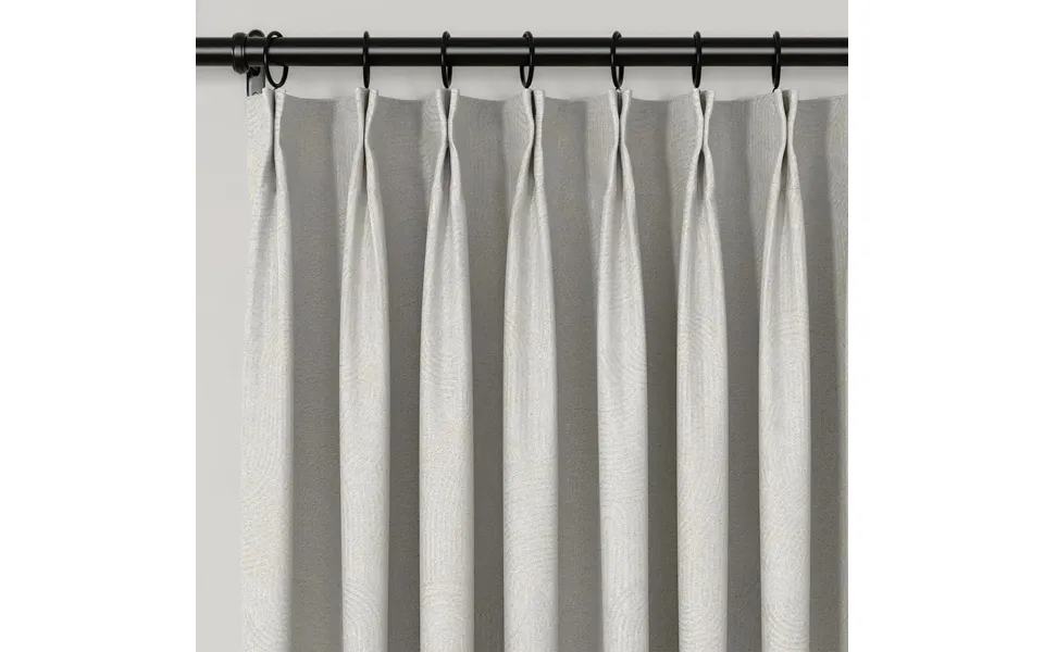 Lydia Rib Jacquard Curtain Pleated - Serie A