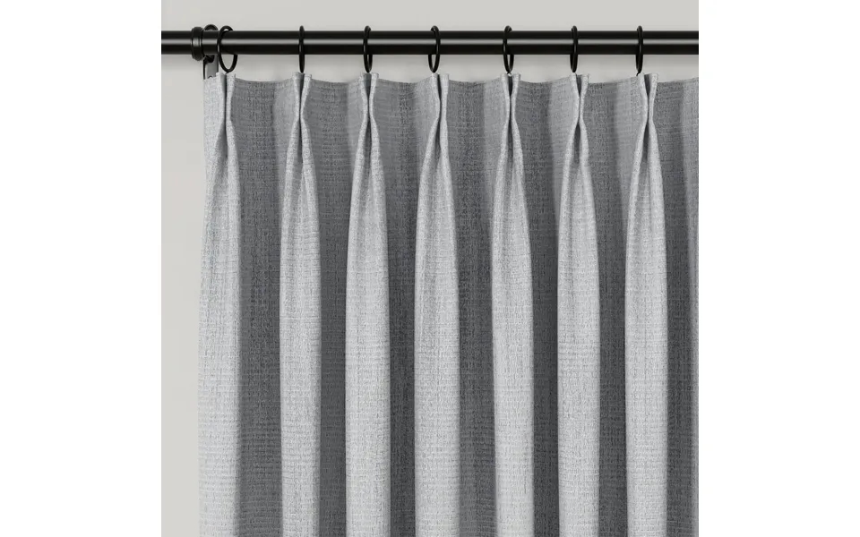 Lydia Rib Jacquard Curtain Pleated - Serie A