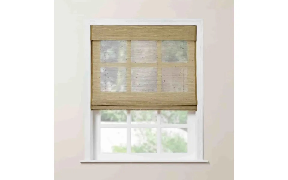 Rae Natural Jute Flax Woven Shade - Khaki