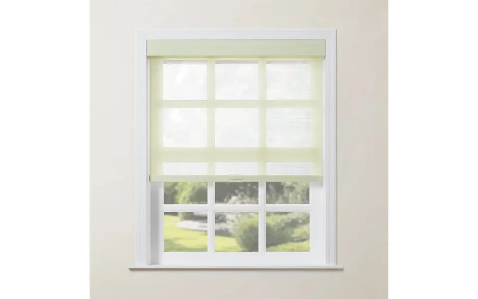 Rae Natural Jute Woven Wood Roller Shades Cordless - Spring Meadow H015