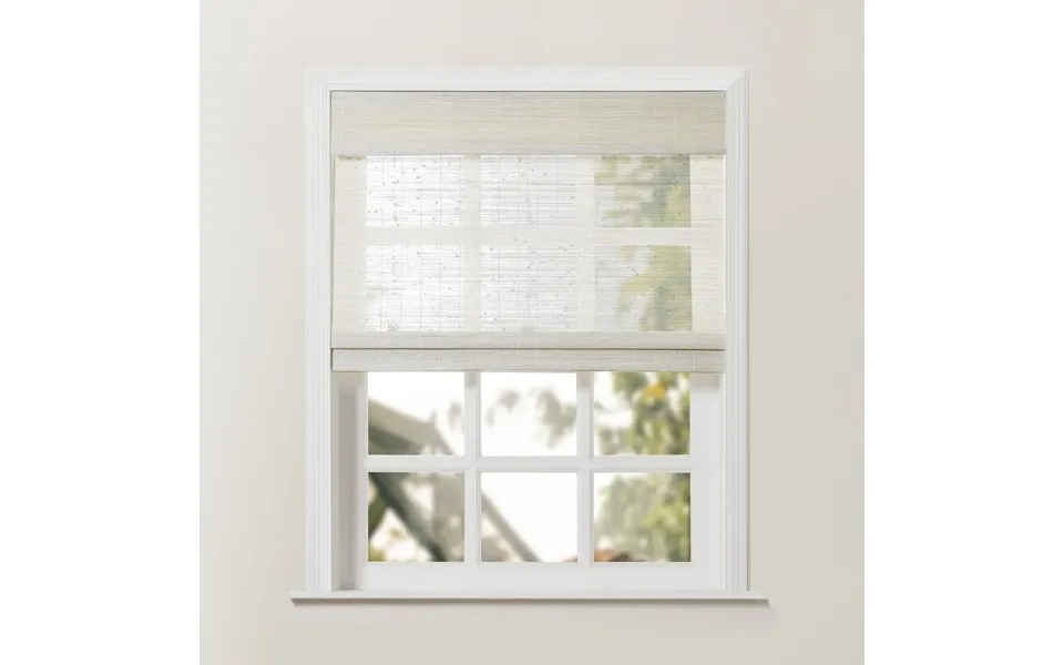 Rae Natural Ramie Jute Woven Wood Shades - Series D