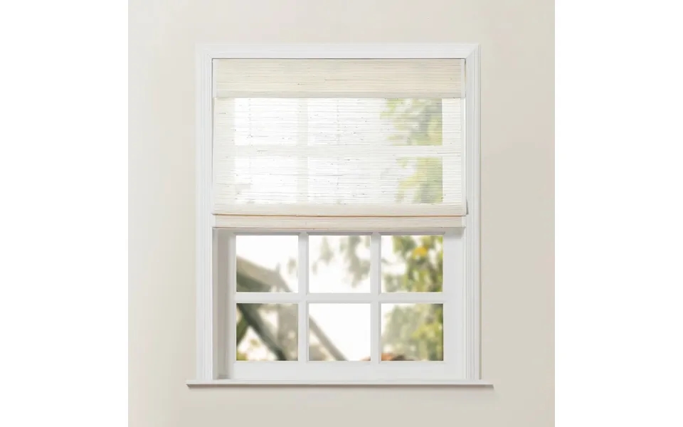 Rae Natural Ramie Jute Woven Wood Shades - Series D