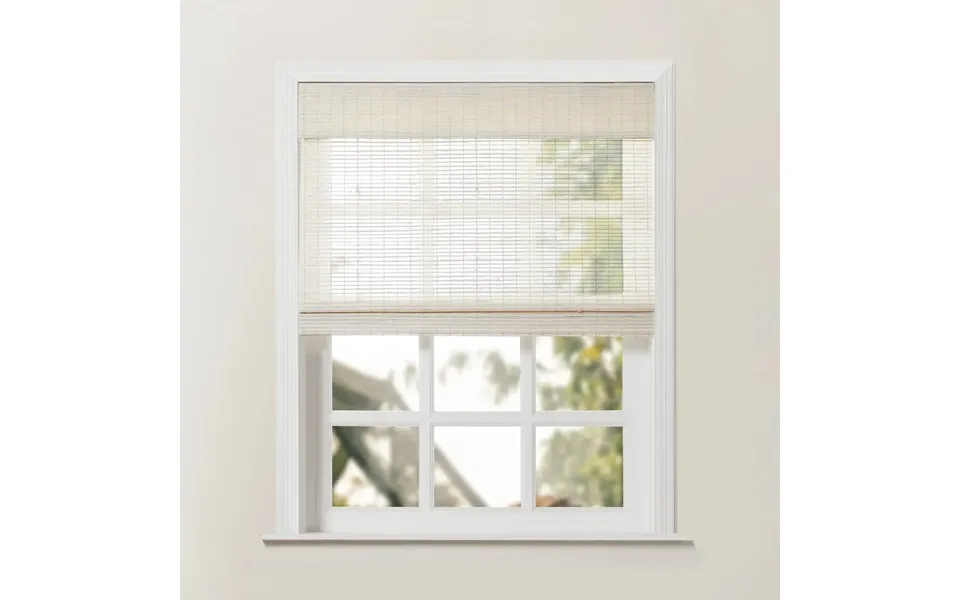 Rae Natural Ramie Jute Woven Wood Shades - Series D