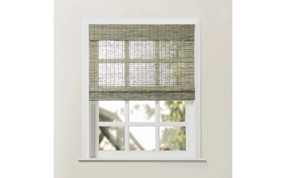 Rae Natural Ramie Jute Woven Wood Shades - Series D